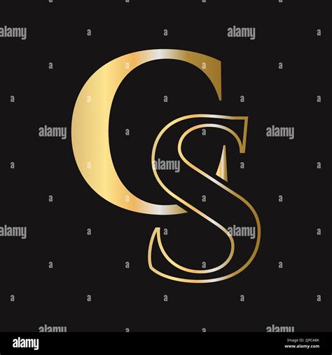 Initial Letter Sc Cs Logo Design Vector Template Monogram Sc Logotype