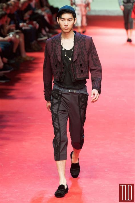 Dolce Gabbana Spring Menswear Collection Milan Fashion Week Tom