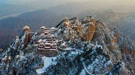 洛阳老君山雪景3840x2160高清视频素材下载编号9808524实拍视频光厂vj师网