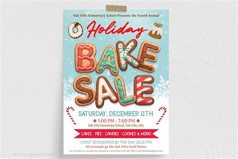 Holiday Bake Sale Flyer