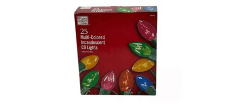 Home Accents Holiday 25L Multi Christmas String Lights Walmart