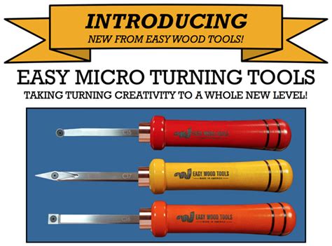 Easy Wood Tools | Micro Turning Tools | Carbide | Woodworker's Journal