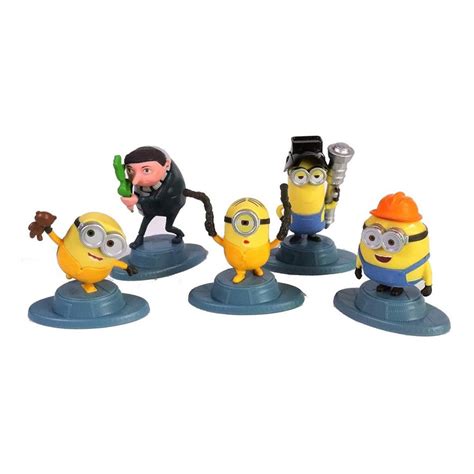 Boneco Minions Gru Meu Malvado Favorito Miniaturas Colecionáveis Topo