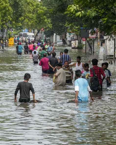 In Pics Cyclone Michaung