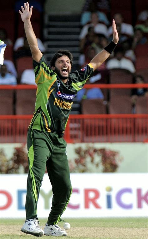 Shahid Afridi Finished With A Seven For West Indies V Pakistan 1st Odi Providence July 14