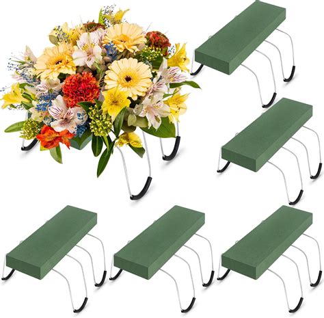 Amazon Hahood Pack Headstone Flower Saddle With Floral Foam X