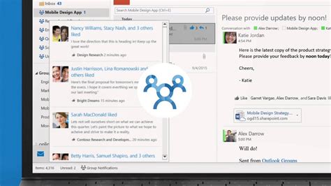 Microsoft Debuts Conversations Focused Outlook Groups Update Winbuzzer
