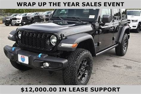 New Jeep Wrangler 4xe For Sale In Lowell Ma Edmunds