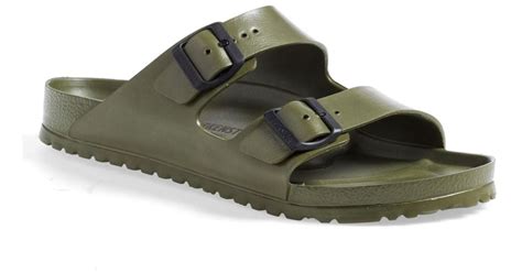 Birkenstock Essentials Arizona Waterproof Sandal In Green For Men Lyst