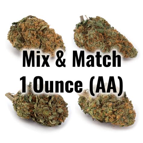 1 Ounce With 4 Strains Aa Mix And Match Build Your Own Weedpedia