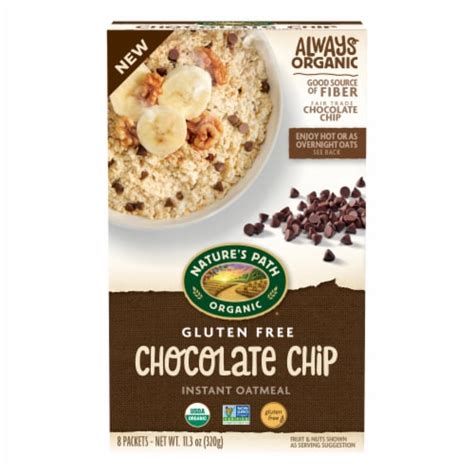 Nature S Path Organic Chocolate Chip Instant Oatmeal 11 Oz Kroger