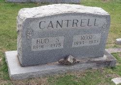 Bert S Bud Cantrell 1891 1975 Mémorial Find a Grave