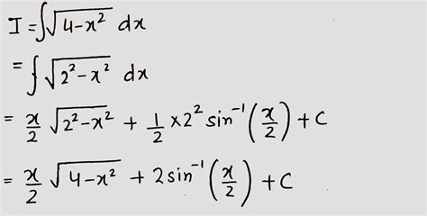 Evaluate Int { Sqrt { 4 { X } { 2 } } } Dxquad