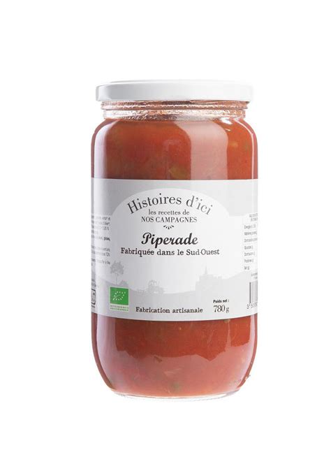 Piperade Au Piment DEspelette Bio 750 G