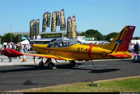 ST 42 Belgian Air Force SIAI Marchetti SF 260D Photo By Mark Edwards