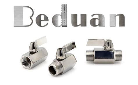 Beduan Mini Ball Valve Stainless Steel 316 1 4 Npt Male X Npt Female Mini Ball