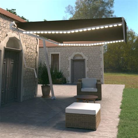 Maison Exclusive Tenda Automatica Con Sensore Vento E Led X Cm