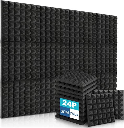 Acoustic Panels Kuchoow Acoustic Foam High Density Pack Soundproof