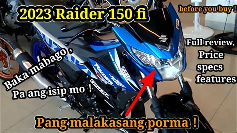 New Suzuki Raider150 Fi🔥specsfeaturesprice And Installment！ Youtube