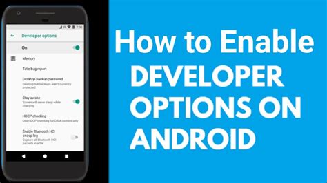 How To Enable Developer Options On Android How To Enable Developer