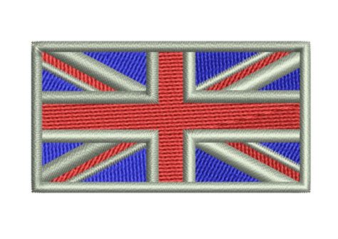 Union Jack Flag Embroidery Design United Kingdom Flag Embroidery Design