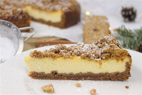 Rezept Saftiger Und Leckerer Spekulatius Cheescake Mit Keksboden