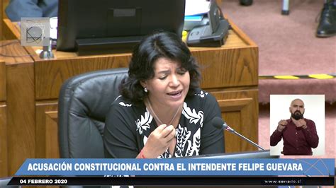 IntervenciÓn Senadora Provoste Por AcusaciÓn Constitucional Contra Intendente Guevara Youtube