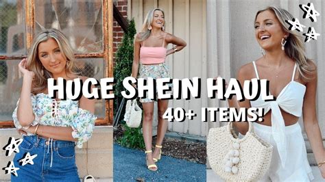 Huge Shein Summer Try On Haul Items Youtube