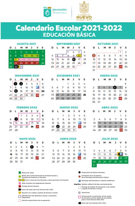 Propuesta Del Calendario Del Ciclo Escolar Material Educativo