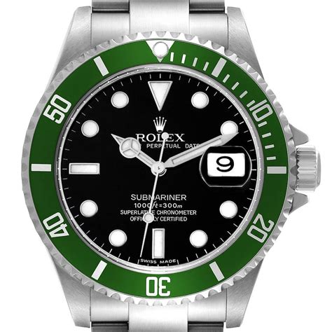 Rolex Submariner Stainless Steel 16610LV Stock 51595 SwissWatchExpo