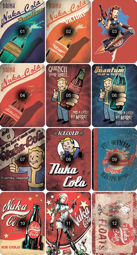 Fallout 4 Nuka Cola Vinyl Stickers Etsy