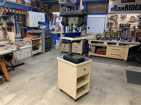 CReeves Makes Drill Press Cabinet Plans