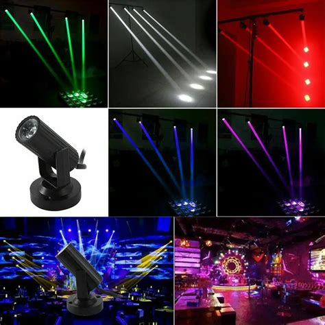 AMPOULE ECLAIRAGE DE SCENE Green light Projecteur De Scène Led Rgb 1w