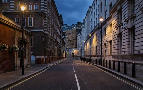 Empty street of London stock image. Image of kingdom - 46084227