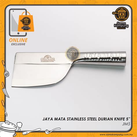 Jaya Mata Stainless Steel Durian Knife Jm Sama Kampung