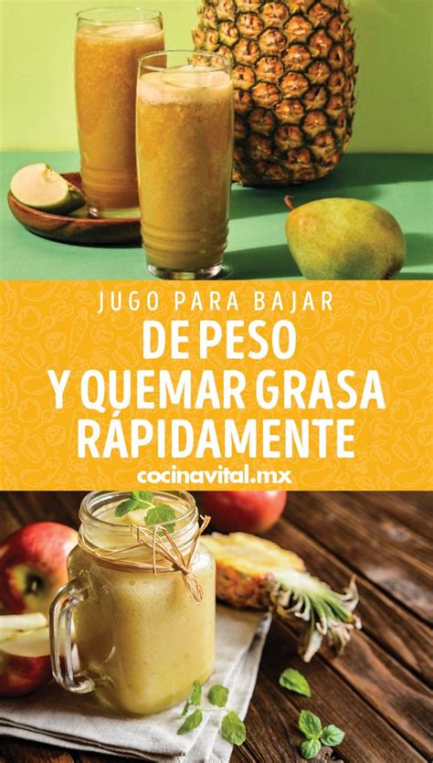 Arriba Imagen Jugos Para Bajar De Peso Y Quemar Grasa Rapidamente