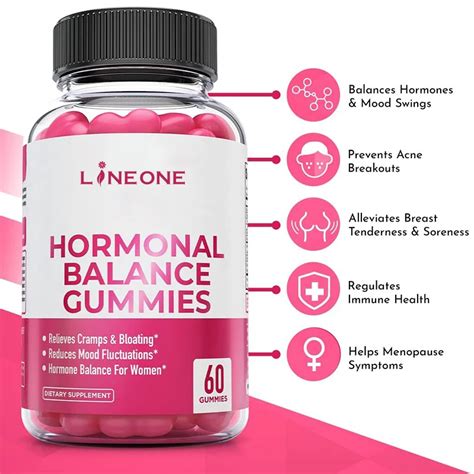 Private Label Hormonal Balance For Women Pms Relief Gummies 90 Gummies