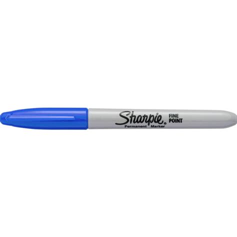 Sharpie Permanent Marker Fine Blue Toolstation