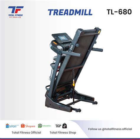 Total Fitness Treadmill Elektrik Multifungsi Tl 680 Total