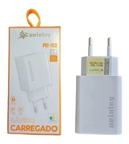 Carregador Rapido Fonte Adaptador Tomada Usb Tipo C Peining