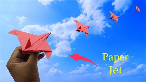 How To Make a Jet Paper Plane ️ Step By Step | Paper plane, Make a ...