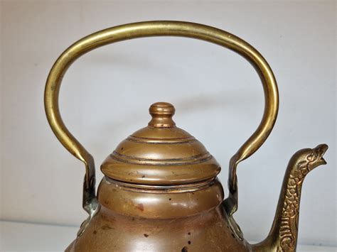 Copper Tea Kettle Vintage, Vintage Copper Kettle, Belgium Teapot, Vintage Style Teapot, Antique ...