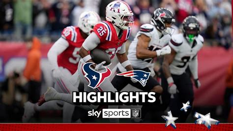 Houston Texans At New England Patriots Week Six Nfl Highlights Nfl