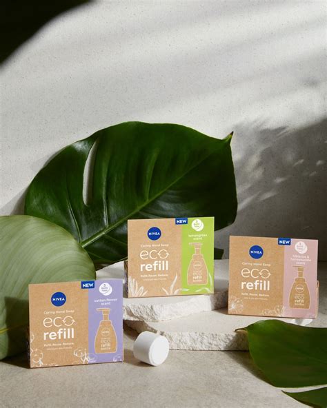 3x Eco Refill Hand Soap Tabs Lemongrass Hand Soap NIVEA