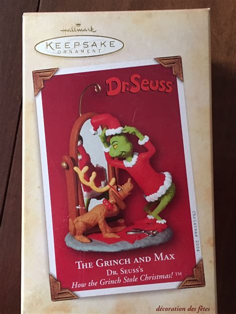 The Grinch And Max Hallmark Keepsake Christmas Tree Ornament Hallmark