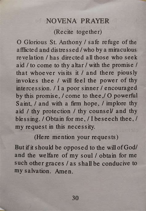 St. Anthony of Padua Novena : Writilicious : Free Download, Borrow, and ...