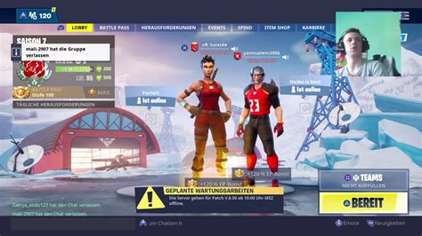 Season Hype Fortnite Live Abo Zocken Deutsch Rt K Youtube