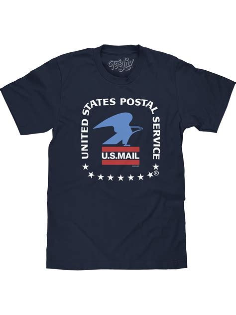 Tee Luv Men S United States Postal Service Us Mail Eagle Logo Shirt