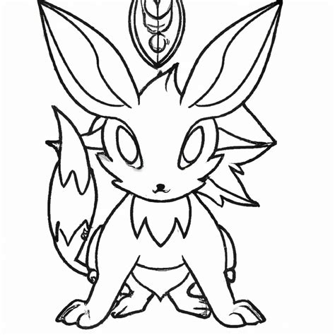 Desenhos Incr Veis De Pok Mon Leafeon Para Imprimir E Colorir