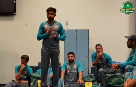 Babar Azam S Dressing Room Speech Goes Viral On Social Media Oyeyeah